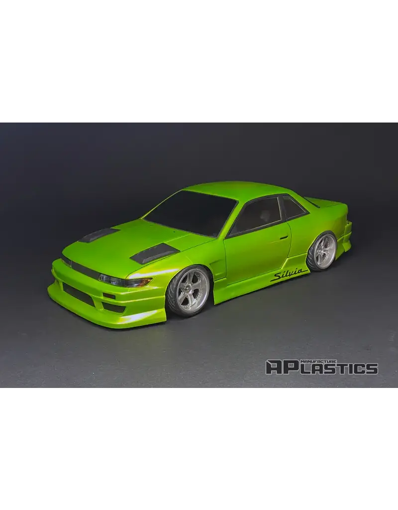 APLASTICS APS0032 1/10 NISSAN S13 SILVIA V2 NEW CLEAR BODY