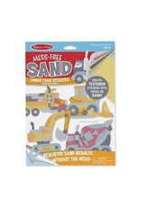 MELISSA & DOUG MD30041 MESS-FREE SAND JUMBO FOAM STICKERS CONSTRUCTION