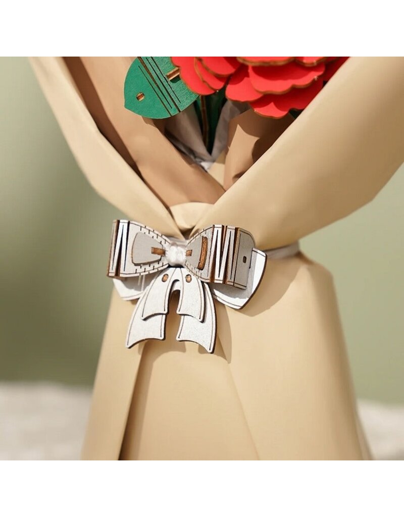 ROBOTIME ROETW01H WOODEN FLOWER BOUQUET 3D WOODEN PUZZLE