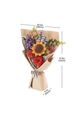 ROBOTIME ROETW01H WOODEN FLOWER BOUQUET 3D WOODEN PUZZLE