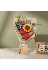 ROBOTIME ROETW01H WOODEN FLOWER BOUQUET 3D WOODEN PUZZLE