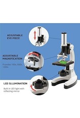 DISCOVERY MINDBLOWN MICROSCOPE SET 48 PIECE WITH DURABLE METAL FRAMEWORK