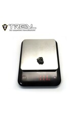 TREAL TRLX003KR93DB REDCAT ASCENT/GEN9 BRASS LOWER LINK MOUNTS (BLACK) (4) (44.4G)