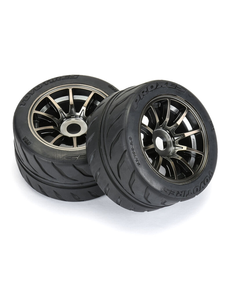 PROLINE RACING PRO1025711 TOYO PROXES R888R S3 F/R 53/100 2.9" BELTED MTD 17MM SPECTRE (2)
