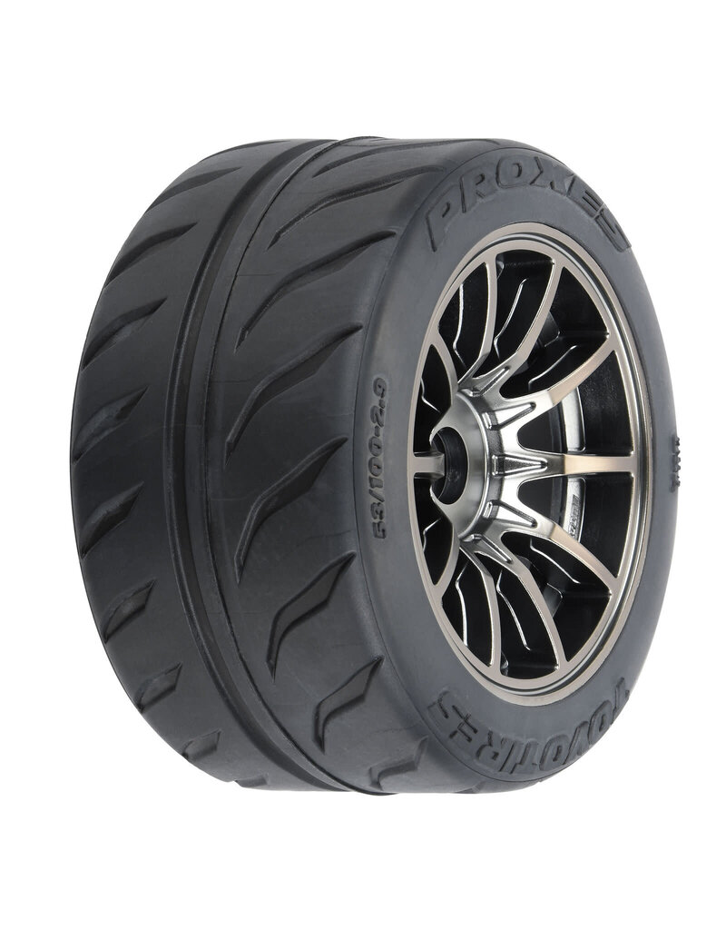 PROLINE RACING PRO1025711 TOYO PROXES R888R S3 F/R 53/100 2.9" BELTED MTD 17MM SPECTRE (2)