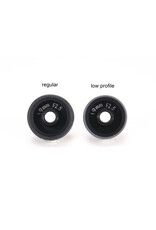 PN RACING PN MR2088F05 2WD DELRIN FORMULA 8.5X19MM FLANGED FRONT WHEELS 0.5MM OFFSET: BLACK (2)