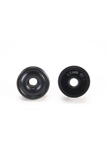 PN RACING PN MR2088F05 2WD DELRIN FORMULA 8.5X19MM FLANGED FRONT WHEELS 0.5MM OFFSET: BLACK (2)