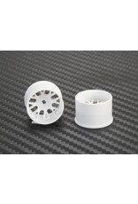 PN RACING KEN PN488WR14 MINI-Z AWD MACHINE CUT BBS REAR WHEEL R14MM WHITE