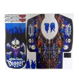 PRIMAL RC PRSUD-STICKER PRIMAL RC SON-UVA DIGGER SUPER QUALITY STICKER SHEETS