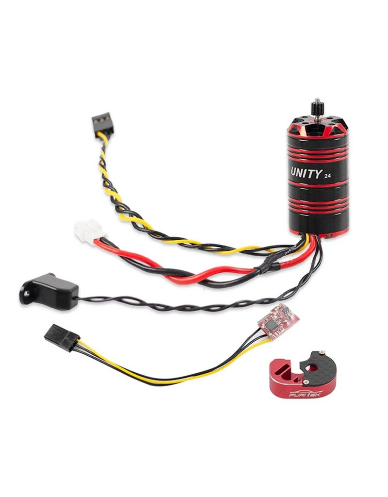 FURITEK FTK-FUR-2584 AXIAL® SCX24 UNITY24 PRO 2-IN-1 MICRO FOC BRUSHLESS SYSTEM (3500KV)