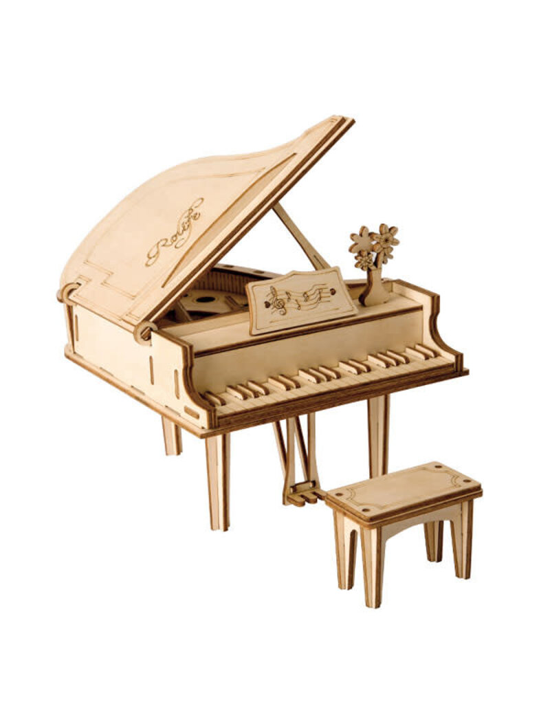 ROBOTIME ROETG402 CLASSIC 3D WOOD PUZZLES; GRAND PIANO