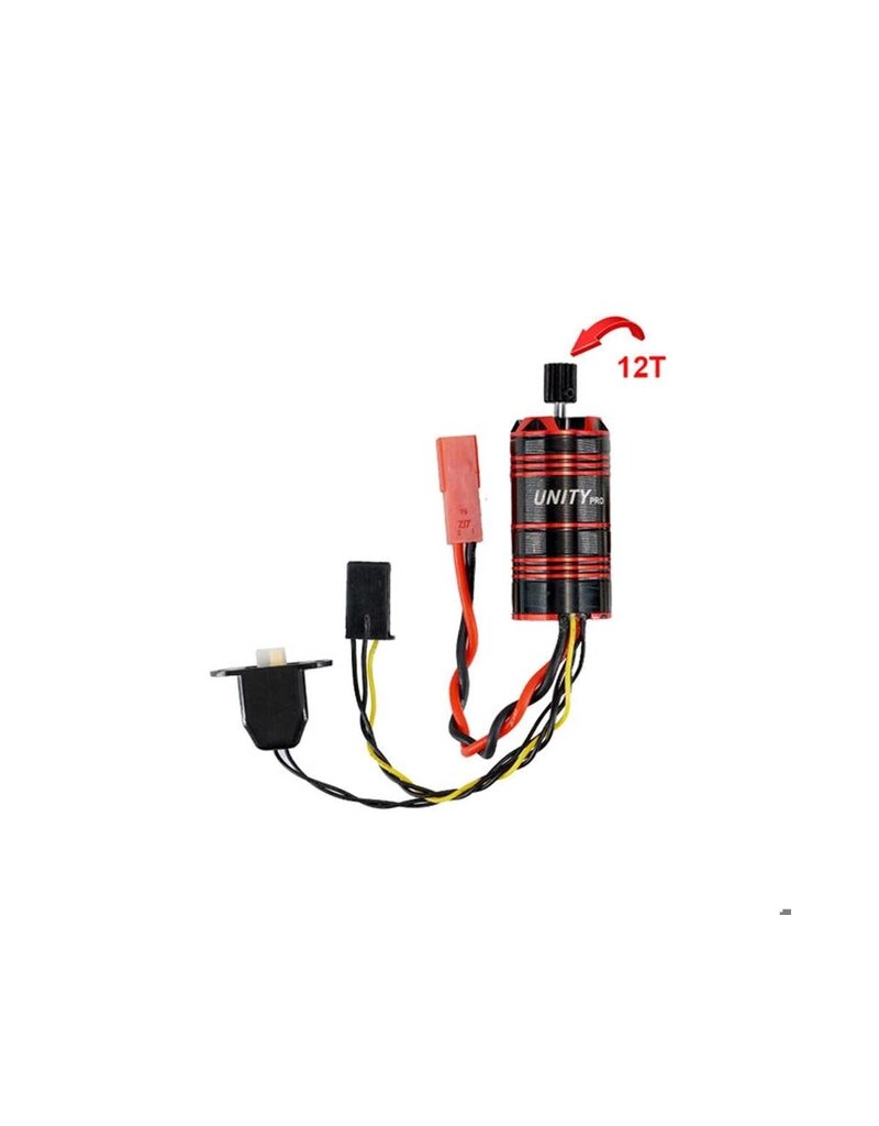 FURITEK FTK-FUR-2573 ASCENT-18 UNITY PRO 2-IN-1 MICRO FOC BRUSHLESS SYSTEM (3500KV)