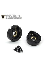 TREAL TRLX003KR80Q7 REDCAT GEN9 BRASS OUTER PORTAL HOUSING SET (BLACK) (2) (53G)