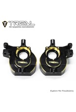 TREAL TRLX00440QFP7 REDCAT ASCENT/GEN9 BRASS INNER FRONT PORTAL COVERS (BLACK) (2) (78G)