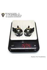 TREAL TRLX00440QFP7 REDCAT ASCENT/GEN9 BRASS INNER FRONT PORTAL COVERS (BLACK) (2) (78G)