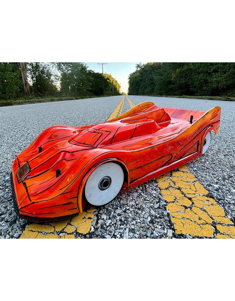 DELTA PLASTIK USA DP8522/2W R18 DOME 1/7 BODY FOR LIMITLESS, INFRACTION, VTE2: CLEAR