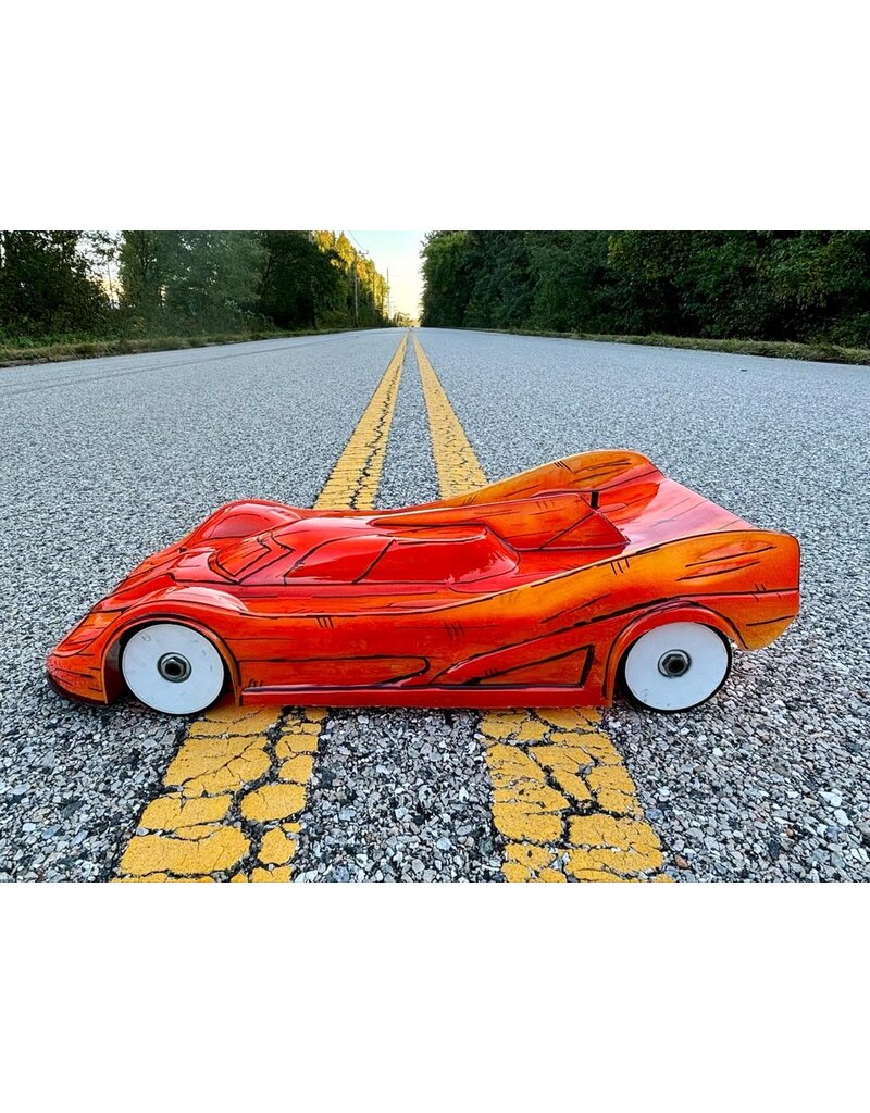 DELTA PLASTIK USA DP8522/2W R18 DOME 1/7 BODY FOR LIMITLESS, INFRACTION, VTE2: CLEAR