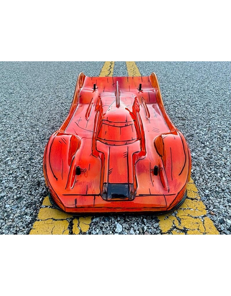 DELTA PLASTIK USA DP8522/2W R18 DOME 1/7 BODY FOR LIMITLESS, INFRACTION, VTE2: CLEAR