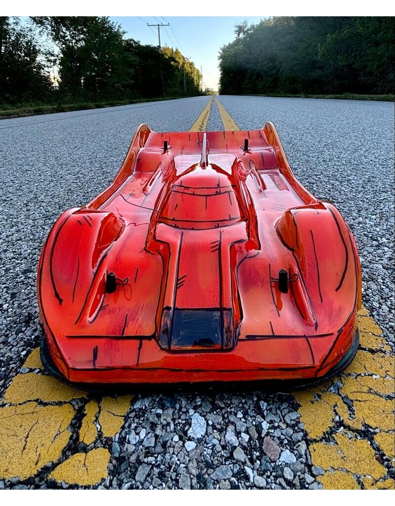 DELTA PLASTIK USA DP8522/2W R18 DOME 1/7 SCALE BODY: CLEAR