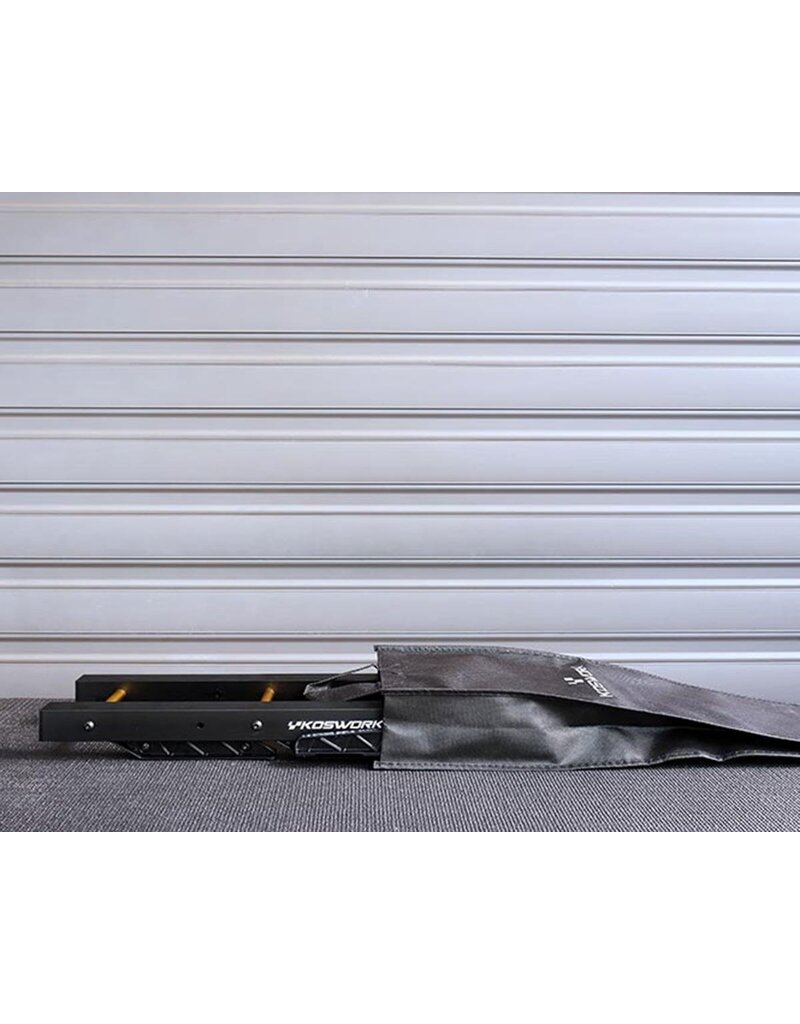 KOSWORK KOS50743 3 LAYER 1/10 & 1/8 CAR DISPLAY STAND (200X240X475MM) W/CARRYING BAG