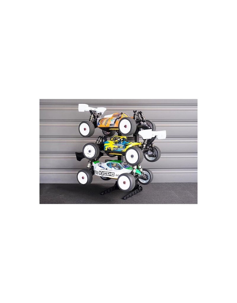 KOSWORK KOS50743 3 LAYER 1/10 & 1/8 CAR DISPLAY STAND (200X240X475MM) W/CARRYING BAG