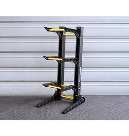 KOSWORK KOS50743 3 LAYER 1/10 & 1/8 CAR DISPLAY STAND (200X240X475MM) W/CARRYING BAG