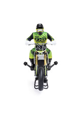 LOSI LOS-2310 PROMOTO-SM 1/4 SUPER MOTO MOTORCYCLE, FXR, WHITE: RTR WITH BATTERY AND CHARGER
