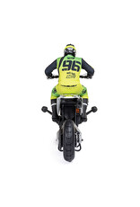 LOSI LOS-2310 PROMOTO-SM 1/4 SUPER MOTO MOTORCYCLE, FXR, WHITE: RTR WITH BATTERY AND CHARGER