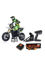 LOSI LOS-2310 PROMOTO-SM 1/4 SUPER MOTO MOTORCYCLE, FXR, WHITE: RTR WITH BATTERY AND CHARGER