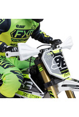 LOSI LOS-2310 PROMOTO-SM 1/4 SUPER MOTO MOTORCYCLE, FXR, WHITE: RTR WITH BATTERY AND CHARGER