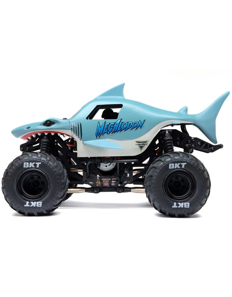 LOSI LOS01026T3 1/18 MINI LMT MEGALODON 4X4 RTR MONSTER TRUCK: BLUE