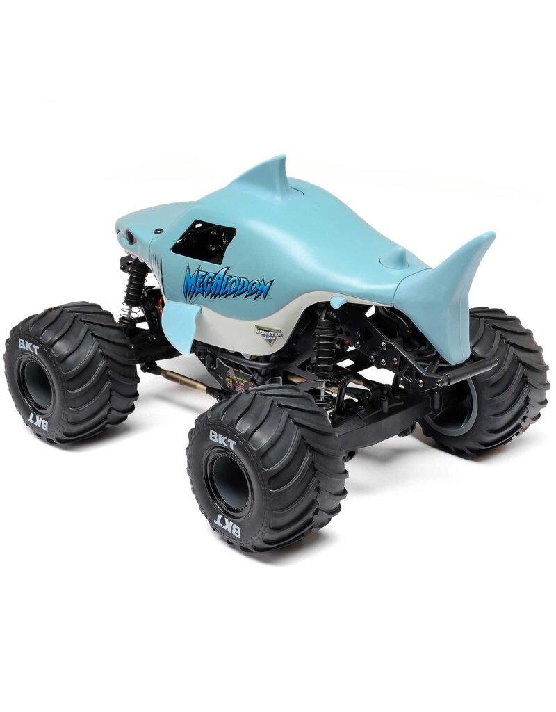 LOSI LOS01026T3 1/18 MINI LMT MEGALODON 4X4 RTR MONSTER TRUCK: BLUE