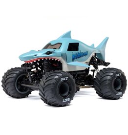 LOSI LOS01026T3 1/18 MINI LMT MEGALODON 4X4 RTR MONSTER TRUCK: BLUE