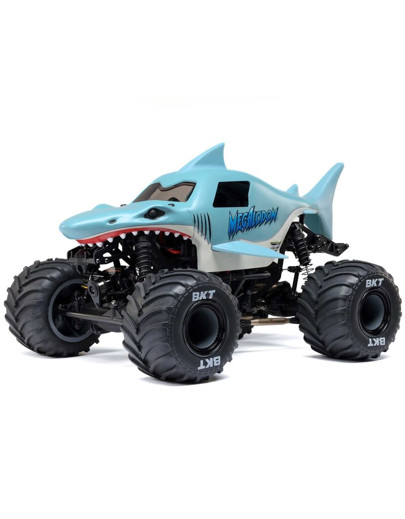 LOSI LOS01026T3 1/18 MINI LMT MEGALODON 4X4 RTR MONSTER TRUCK: BLUE
