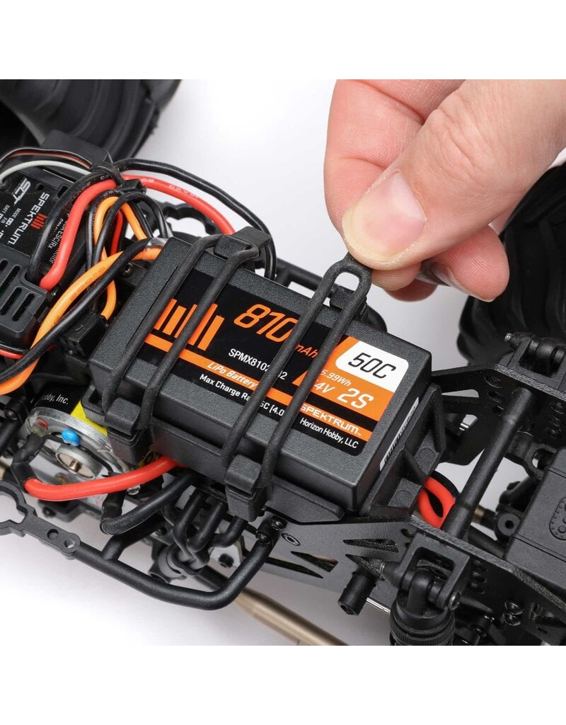 LOSI LOS01026T3 1/18 MINI LMT MEGALODON 4X4 RTR MONSTER TRUCK: BLUE