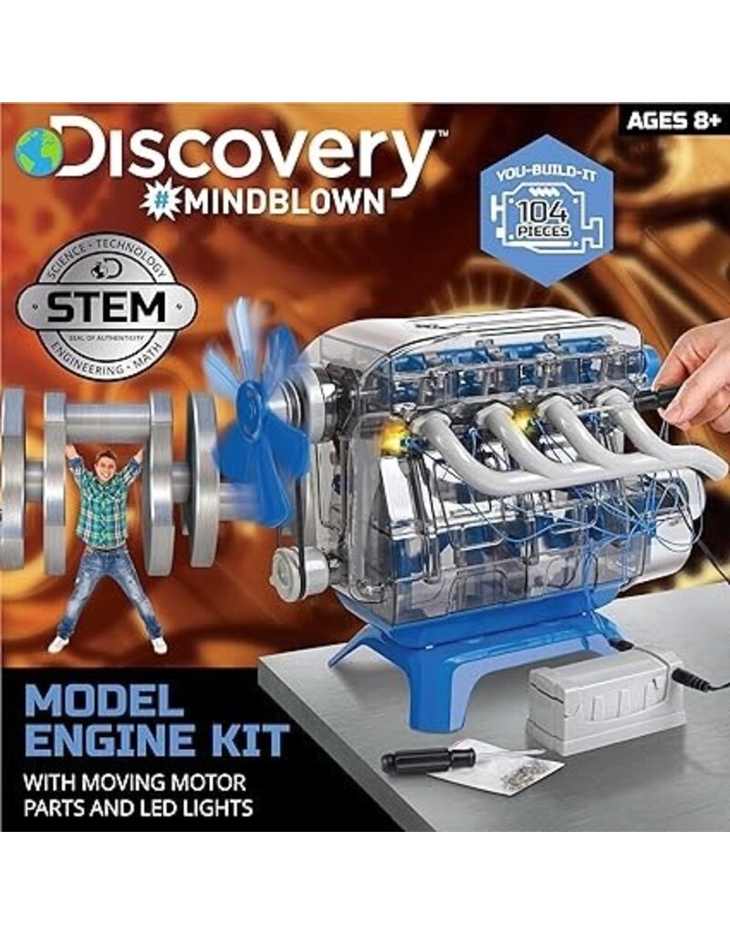 DISCOVERY MINDBLOWN MODEL ENGINE KIT 104 PIECES