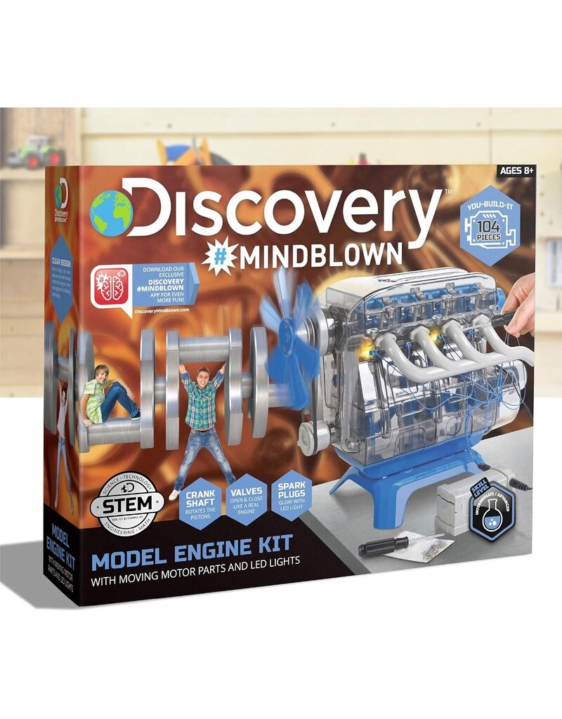 DISCOVERY MINDBLOWN MODEL ENGINE KIT 104 PIECES
