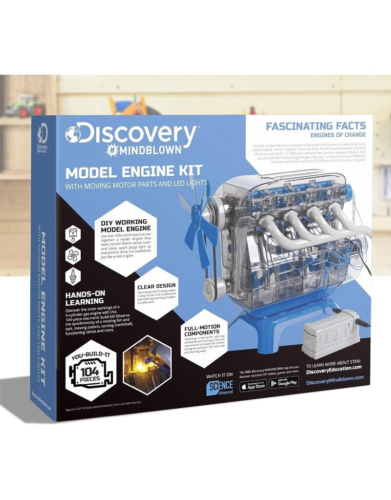 DISCOVERY MINDBLOWN MODEL ENGINE KIT 104 PIECES