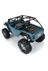 PROLINE RACING PRO364400 2004 JEEP LJ CLEAR BODY WITH TRAIL CAGE AND SCALE MOLDED ACCESSORIES 12.3 WHEELBASE