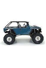 PROLINE RACING PRO364400 2004 JEEP LJ CLEAR BODY WITH TRAIL CAGE AND SCALE MOLDED ACCESSORIES 12.3 WHEELBASE