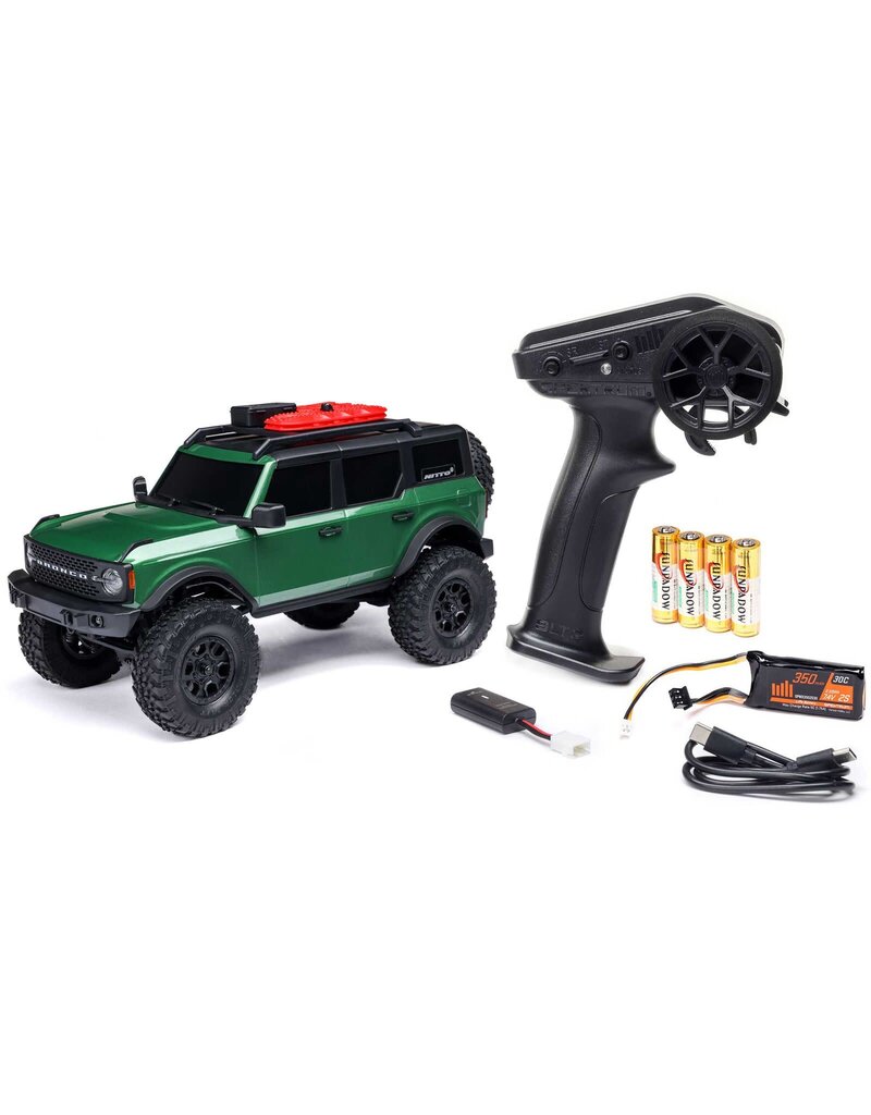 AXIAL AXI00006V2T5   1/24 SCX24 FORD BRONCO 4X4 RTR: GREEN
