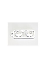 KYOSHO KYOMZH131W-N2B RE30 MULTI WHEEL II NARROW 2MM OFSET: WHITE (2)