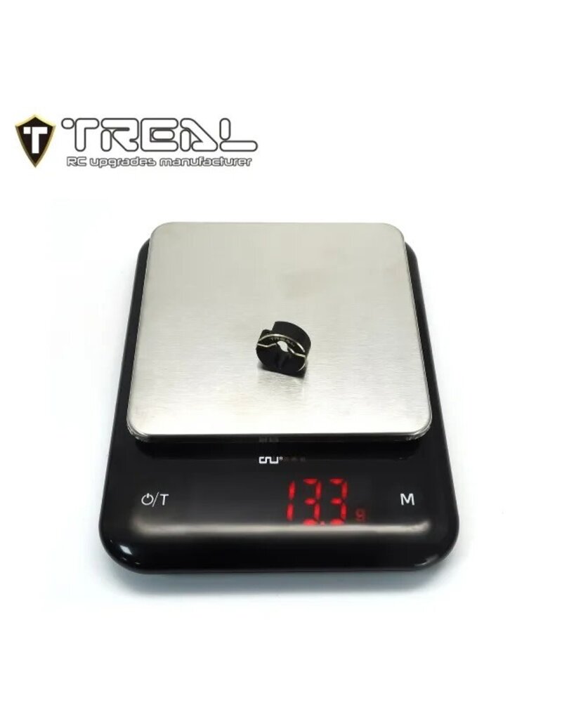 TREAL TRLX003KPNSV1 BRASS REAR COUNTERWEIGHTS FOR TRAXXAS TRX-4M (2) (13G)