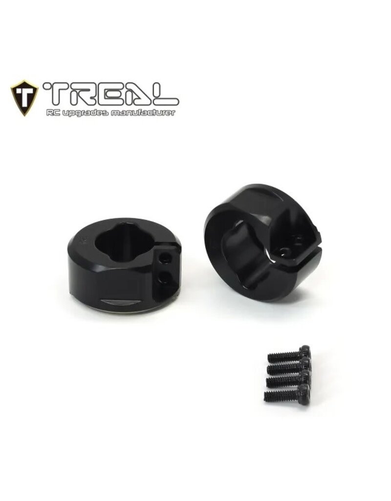 TREAL TRLX003KPNSV1 BRASS REAR COUNTERWEIGHTS FOR TRAXXAS TRX-4M (2) (13G)