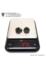 TREAL TRLX0048D6ELZ REDCAT ASCENT-18 BRASS OUTER PORTAL COVERS (BLACK) (2) (47.4G)