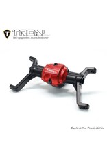 TREAL TRLX0048D6EM9 REDCAT ASCENT-18 7075 ALUMINUM FRONT AXLE HOUSING (BLACK) W/C-HUBS