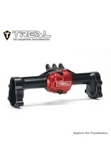 TREAL TRLX0048D6ENN REDCAT ASCENT-18 7075 ALUMINUM REAR AXLE HOUSING (BLACK) W/HUBS