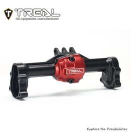 TREAL TRLX0048D6ENN REDCAT ASCENT-18 7075 ALUMINUM REAR AXLE HOUSING (BLACK) W/HUBS