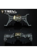 TREAL TRLX0048D6EMT REDCAT ASCENT-18 FRONT & REAR BRASS DIFFERENTIAL COVERS (BLACK) (2) (13G)