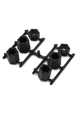 UPGRADE RC UPG-10005 LOW-PRO BELTED STREET RADIALS 2.8" PRE-MOUNTED ON-ROAD TIRES W/5-STAR WHEELS (2) (17MM/14MM/12MM HEX)